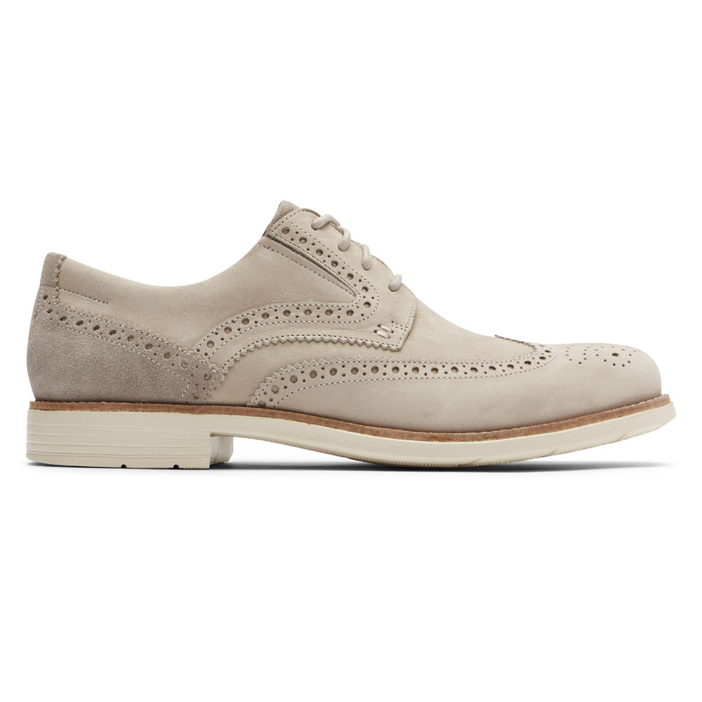 Tenis Rockport Homem Bege - Total Motion Classic Dress Wingtip - 12864NPAM